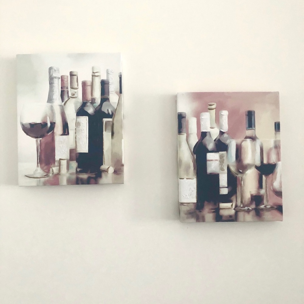 Wine bottles frames